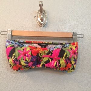 F21 Floral Print Bandeau